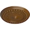 Ekena Millwork Foster Shell Ceiling Medallion (Fits Canopies up to 9 5/8"), 15 3/4"OD x 2"P, Smokey Topaz CM15FOSTF - alternate 2